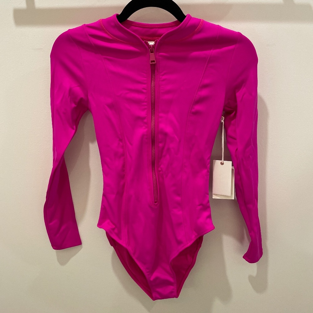 Fichsia Pink Body Suit | Good American | Size 1